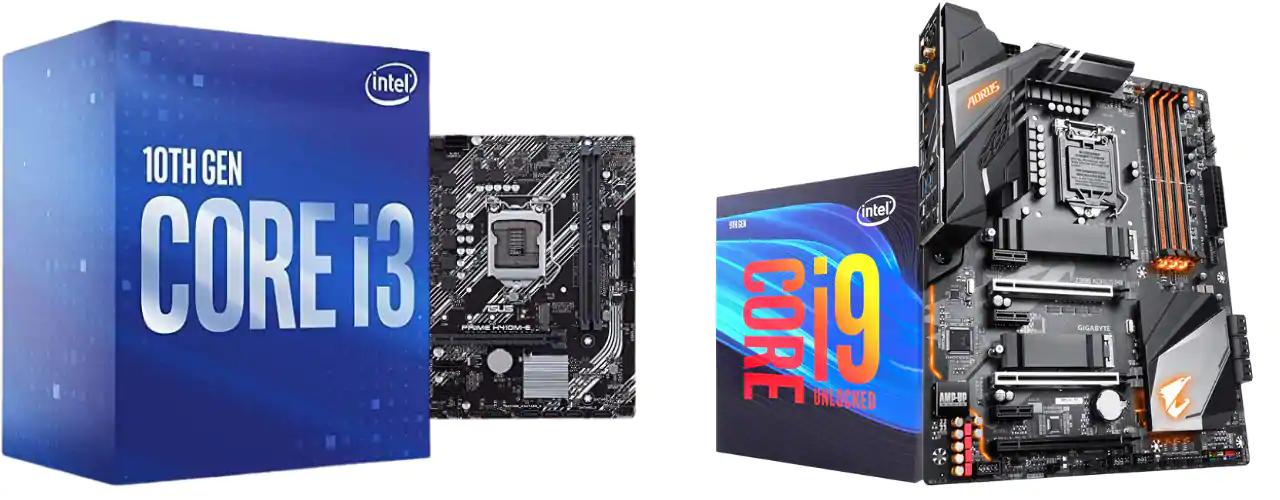 PC build core i3 and i9